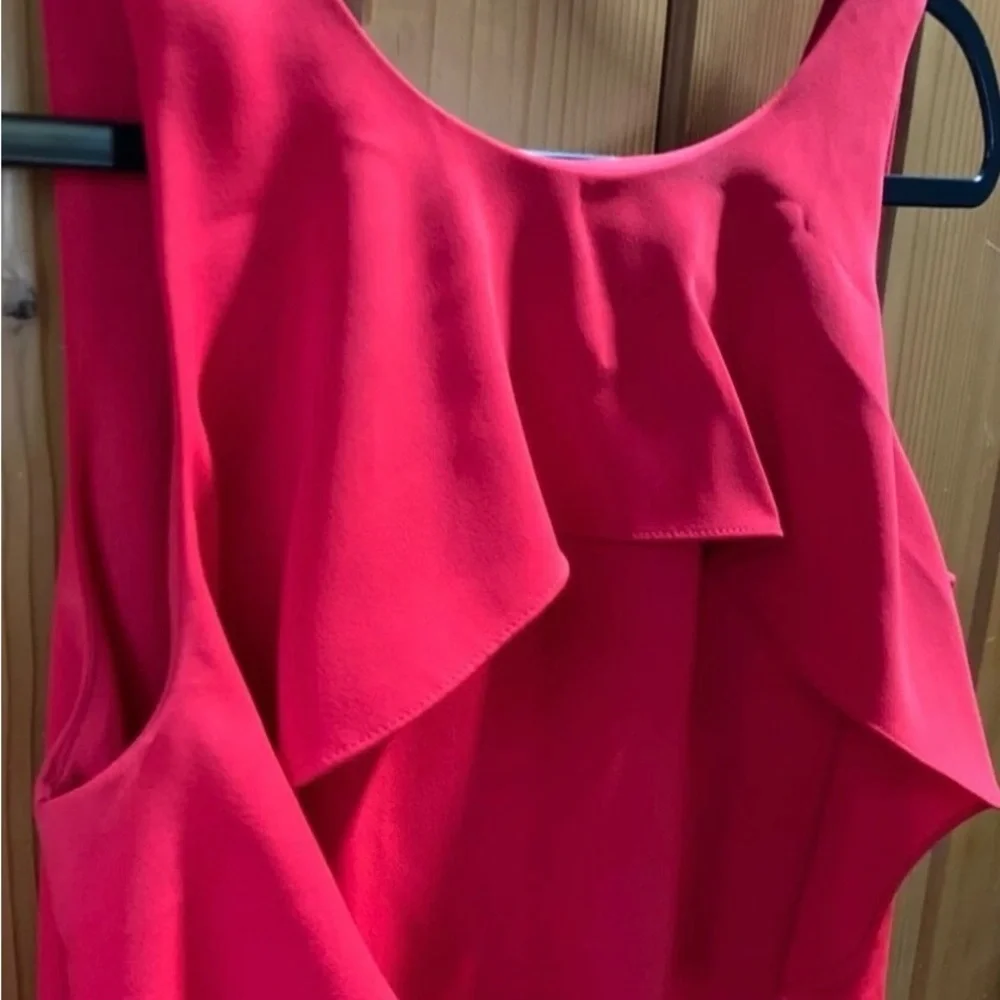 Trina Turk Scarlet Midi Dress with Ruffle Detail - Picture 4 of 13